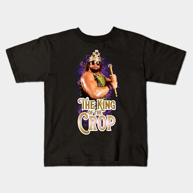 randy macho crown Kids T-Shirt by kiroatilalu